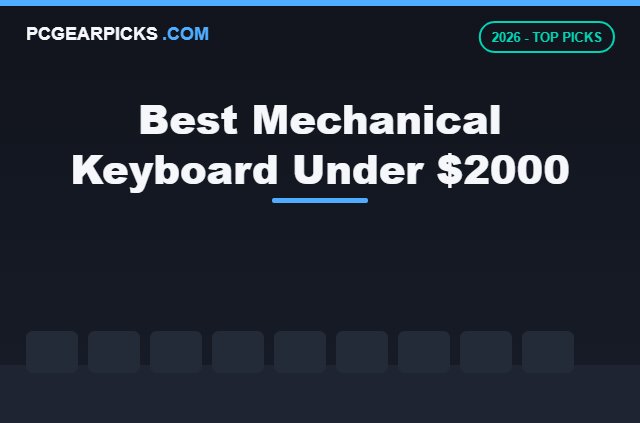 best mechanical keyboard under $2000